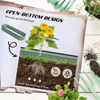 Outsunny 6.5' x 2' x 1' Galvanized Raised Garden Bed Kit, Outdoor Metal Elevated Planter Box with Safety Edging, Easy DIY Stock Tank for Growing Flowers, Herbs & Vegetables, Green