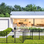 36 in Garden Fence, Wide Gate Low Threshold, 10 Panels Total 22.1 Ft Heavy Duty - Image 5