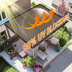 Artpuch 90% Sun Shade Cloth, 5 x 10 FT Pergola Shade Cover Canopy with Grommets, Sun Screen Fabric Tarp for Patio, Outdoor, Garden, Backyard, Mocha