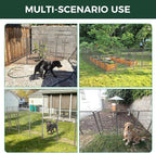 FXW Garden Fence Outdoor for The Yard – 45in x 18.2ft Heavy Duty Metal Animal - Image 6