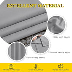 NICETOWN Blackout Curtain for Sliding Glass Door - Patio Door Curtains, Thermal Insulated Wide Drapes/Draperies for Bedroom/Living Room, Silver Grey, 1 Panel, 100 by 84-Inch