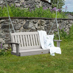 Highwood Lehigh Porch Swing, 4 Feet, Harbor Gray