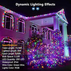 Brizled Color Changing RGB Christmas Lights, 66ft 200 LED Easter String Lights Music Sync, 120+ Modes Remote Dimmable Outdoor Mini Tree Light Indoor Plugin for St Patrick's Day Xmas Halloween
