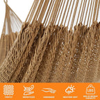 Lazy Daze Hammocks Handwoven Mayan Hammock, 10.5 FT Soft Rope Double Hammocks - Image 5