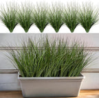 Artificial Plants Greenery 48 Pack Wheat Grass Stems 17.3 Inch Green