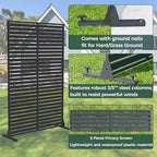 Privacy Fence Screen Outdoor Freestanding Privacy Panel, Room/Garden Divider - Image 5