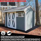 Haull Outdoor Storage Shed Floor Moat Waterproof Outdoor Carport Mat Thickened - Image 6