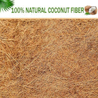 2 pcs Garden Coconut Planter Liners Preformed Window Box Liners Natural Trough Coco Liner Coir Mats (30 inch)