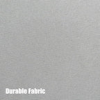 BONZER Waterproof Indoor/Outdoor Curtains for Patio Thick Privacy Grommet Curtains for Bedroom, Living Room, Porch, Pergola, Cabana, 1 Panel, 84W x 120L inch, Silver