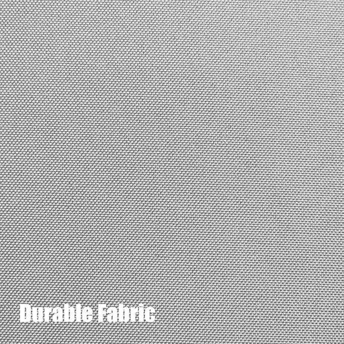 BONZER Outdoor Curtains for Patio Water Resistant Heavy Privacy Light Filtering Grommet Outside Curtains for Porch, Pergola, Gazebo, 1 Panel, 84W x 84L inch, Silver