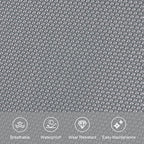 Outdoor Lounge Chair with Pillow, Chaise Lounge Chair for Patio, Lawn, Pool, Grayish Blue