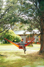 ENO TravelNest Hammock & Straps Combo - Portable Hiking and Camping Hammock with Straps Included - Travel Hammock for Camping, Hiking, Backpacking, a Festival, or The Beach + Straps Combo - Canyon