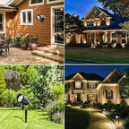 ZUCKEO 10W Low Voltage Landscape Lights LED Landscape Lighting with Connectors, 12V Outdoor Spotlights Yard Garden Pathway Lights, 1000LM Waterproof Warm White Light (14 Pack)