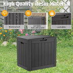 NUNU LAB 32 Gallon Outdoor Storage Box Waterproof, Outside Package Delivery - Image 5