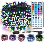 Brizled Color Changing RGB Christmas Lights, 66ft 200 LED Easter String Lights Music Sync, 120+ Modes Remote Dimmable Outdoor Mini Tree Light Indoor Plugin for St Patrick's Day Xmas Halloween
