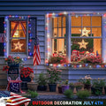 String Lights 168ft Red White Blue 600 LED Outdoor Reel