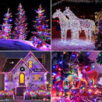 String Lights, 328 Ft 1000 LED Multicolor Indoor/Outdoor