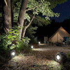 Solar Garden Rock Lights Outdoor - IP65 LED Waterproof Solar Spotlight, Solar Powered Landscape Lights Decorative Garden Stone Light for Pathway, Walkway, Yard, Patio (4 Pack)