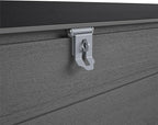 Cosco Outdoor Living 88180BGY1E Cosco Outdoor Patio Storage, Extra Large, 180 Gallons, Charcoal Deck Box, Black/Gray