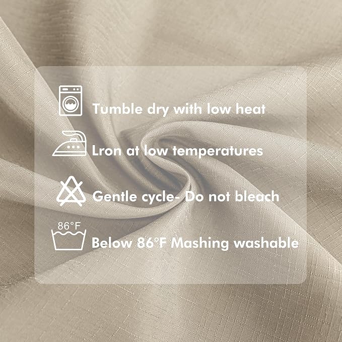 HolidayIdeas Linen Outdoor Curtains - Image 7