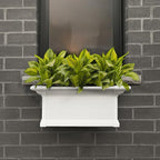 Mayne 4822-W Yorkshire Window Box, 2-foot, White