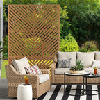 Metal Privacy Screen for Outdoor & Indoor Use, Free Standing Privacy Screen for - Image 7