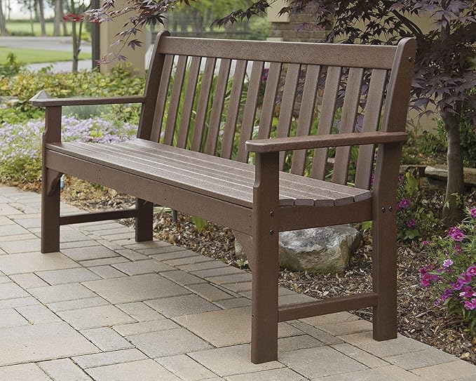 POLYWOOD Vineyard 60-Inch Bench, Sand