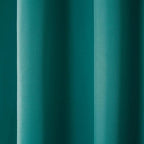 TOWN & COUNTRY BASICS Cabana Solid Heavyweight Indoor Outdoor Curtains, Light Filtering Opacity with Grommet Top, Water Repellent, 2-Pack Set, 54"x108", Dark Teal