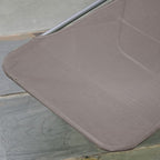 Outsunny Folding Chaise Lounge Chair, Pool Sun Tanning Chair, Outdoor Lounge Chair with Reclining Back, Breathable Mesh Seat, Headrest for Beach, Yard, Patio, Brown
