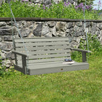 Highwood Weatherly Porch Swing, 4 Feet, Eucalyptus