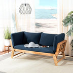 Safavieh PAT6745A Outdoor Collection Tandra Grey Modern Contemporary Daybed Day Bed