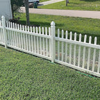 Decorative Fence Plastic Mesh Garden Netting, 4' x 50', White