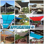 Amgo 14' x 14' x 19.8' Beige Right Triangle Sun Shade Sail UPF50+ Canopy Awning AGSLT, 95% UV Blockage, Water & Air Permeable, 200GSM Heavy Duty Commercial Series(We Make Custom Sizes)