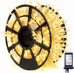 String Lights 800 LED Warm White Outdoor Indoor with Remote