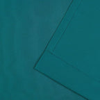 NICOLE MILLER NEW YORK Canvas Indoor/Outdoor Grommet Top Curtain Panel Pair, 54"x84", Turk Teal