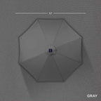 Best Choice Products 10ft Solar Polyester LED Lighted Patio Umbrella w/Tilt Adjustment and UV-Resistant Fabric