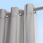 Sun Zero Valencia Cabana Stripe Indoor/Outdoor UV Protectant Energy Efficient Grommet Curtain Panel Pair, 54" x 108, 2-Pack