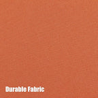 BONZER Waterproof Indoor/Outdoor Curtains for Patio Thick Privacy Wide Grommet Curtains for Bedroom, Living Room, Porch, Pergola, Cabana, 1 Panel, 110W x 95L inch, Mecca Orange