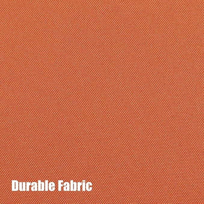 BONZER Outdoor Curtains for Patio Waterproof Thick Privacy Extra Wide Grommet Light Filtering Outside Curtains for Porch Pergola Gazebo Deck, 1 Panel, 150W x 84L inch, Mecca Orange