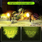 ZZXX 20W Outdoor Spotlight LED Landscape Lighting 120V Pathway Lights IP66 Waterproof Aluminum Yard Spot Lights 1880LM 2700K Warm White Landscape Spotlights with US 3-Plug in (2 Pack)