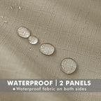 HolidayIdeas Linen Outdoor Curtains - Image 2