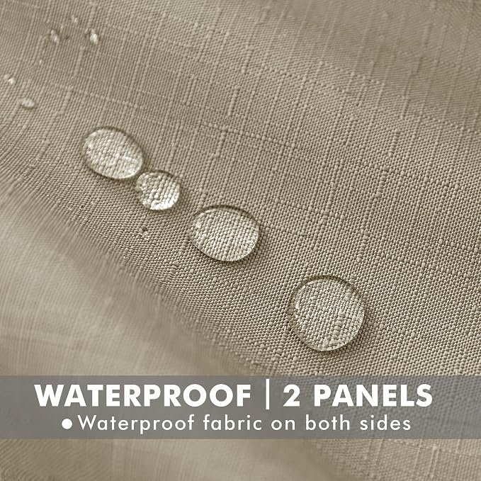 HolidayIdeas Linen Outdoor Curtains - Image 2