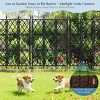 5.25FT Metal Garden Trellis for Climbing Plants Outdoor and Indoor, Black Iron Pipe Support Fence Climbing Plant Frame Wall Trellis with Garden Twist Tie for Ivy Vines Vegetable Flower