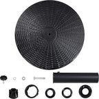 Yaheetech 22 lbs Heavy Duty Outdoor Umbrella Base 18" Round Patio Umbrella Stand Market Umbrella Base for Garden & Lawn, Black