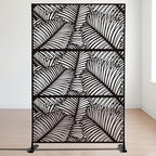 Kozyard Metal Privacy Screen 74" H x 47.2" W Decorative Outdoor Divider - Image 4