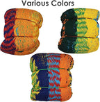 Sunnydaze Handwoven XXL Thick Cord Mayan Double Hammock for Outside - 625-Pound Capacity Heavy-Duty Outdoor Hammock - Multicolor
