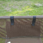 Outsunny Folding Chaise Lounge Chair, Pool Sun Tanning Chair, Outdoor Lounge Chair with Reclining Back, Breathable Mesh Seat, Headrest for Beach, Yard, Patio, Brown