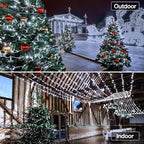 String Lights 1000 LED 328 FT Cool White with Remote Timer