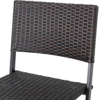 Christopher Knight Home Margarita Outdoor Wicker Barstools, 2-Pcs Set, Multibrown