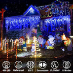 String Lights, 400 LED, 33 ft, with 8 Lighting Modes